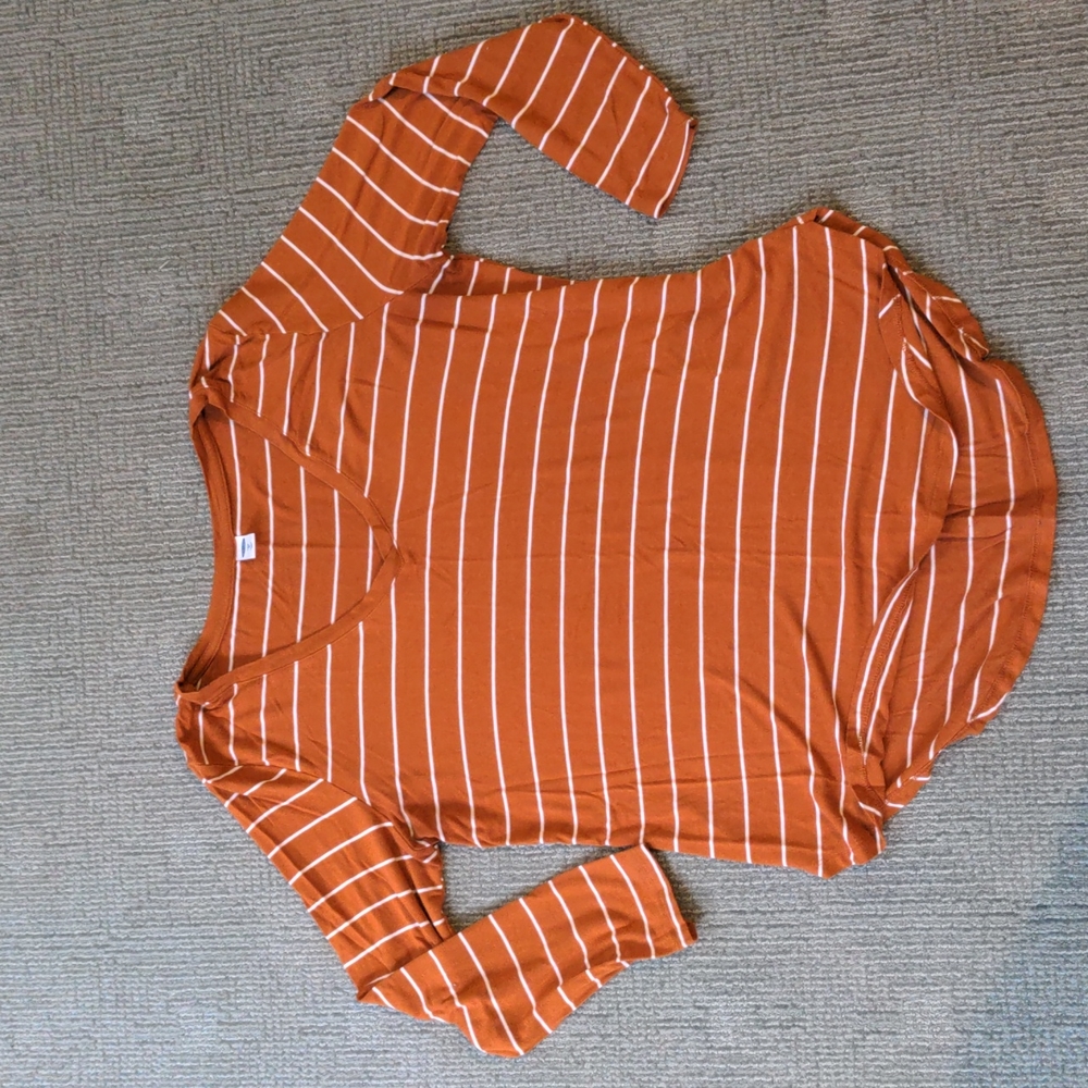 Long Sleeve Striped Tunic